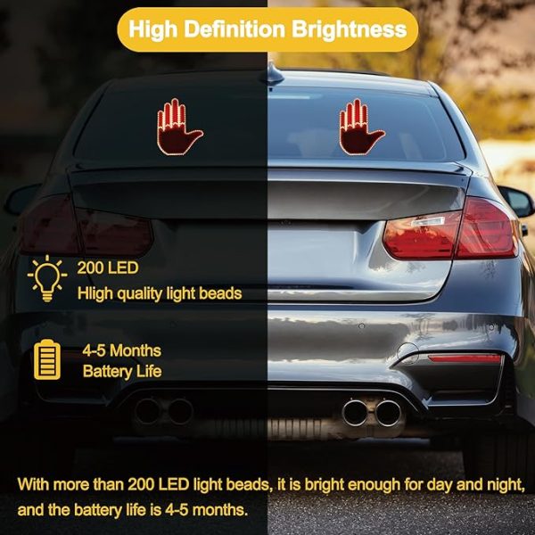 Car Gesture Light with Remote - Image 2